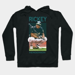 rickey legend henderson retro Hoodie